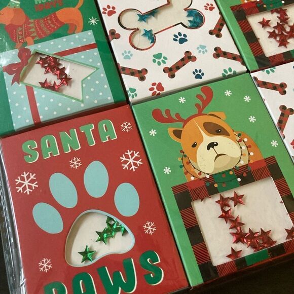 NWT Christmas Dog Gift Card Holders - Picture 2 of 2